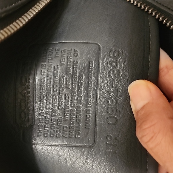 Coach Vintage Kimball Leather Half Moon Crossbody Bag - Picture 4 of 12